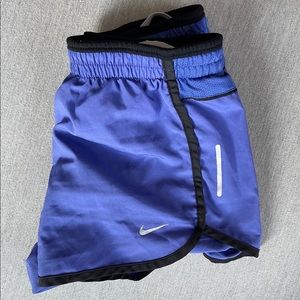 Nike Dri-FIT Low Rise Purple Shorts in XS
